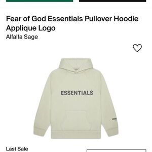 Essentials fear of god hoodie